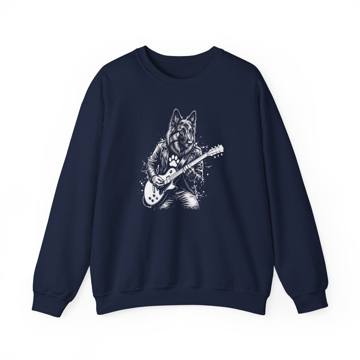 Belgian Tervuren Guitar Crewneck Sweatshirt