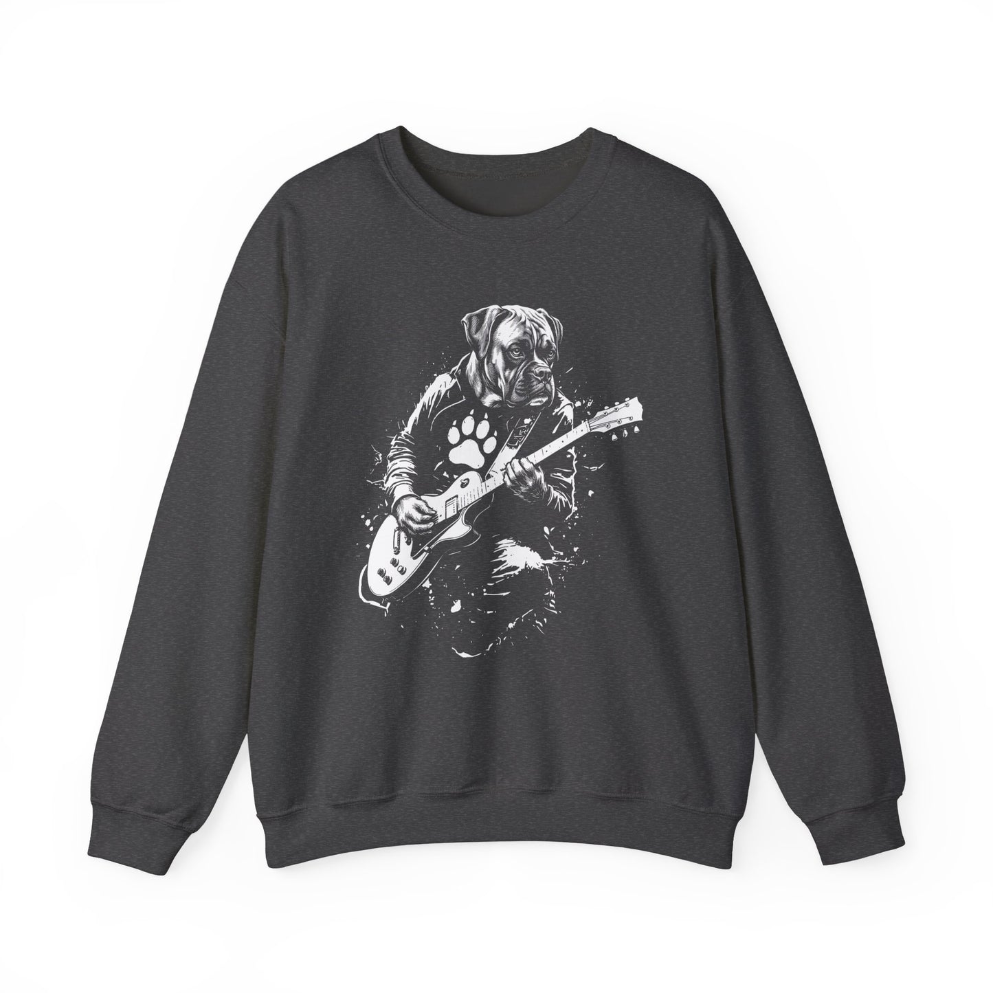 Boxer Guitar Crewneck Sweatshirt