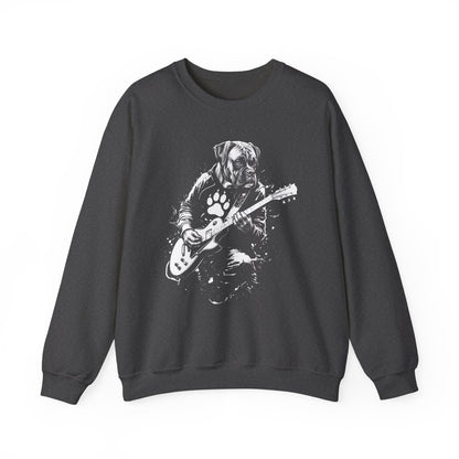 Boxer Guitar Crewneck Sweatshirt