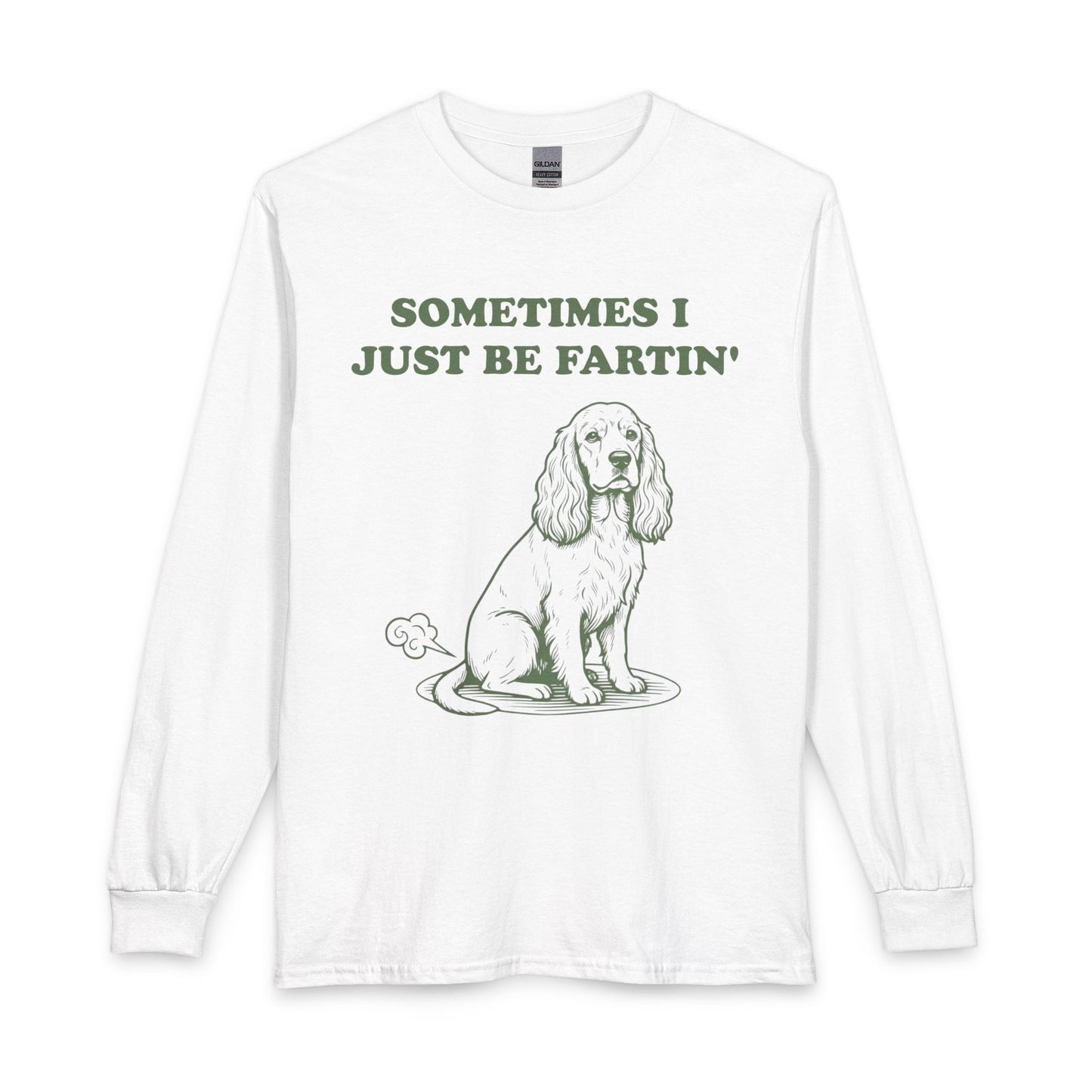 Cocker Spaniel Farts Long Sleeve