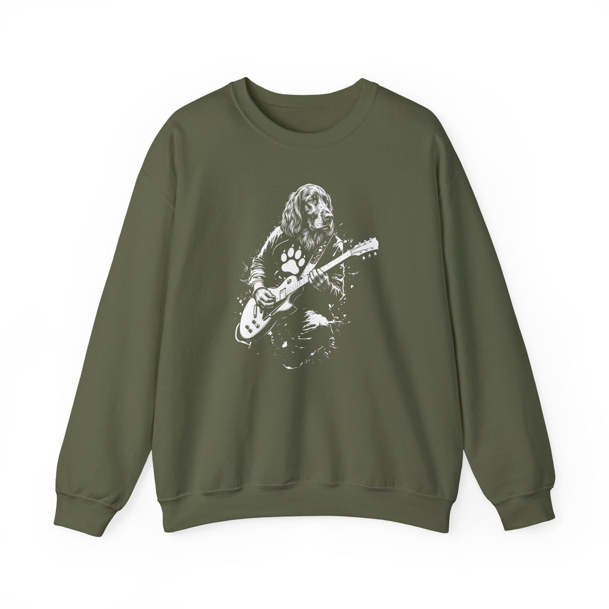 Irish Setter Guitar Crewneck Sweatshirt