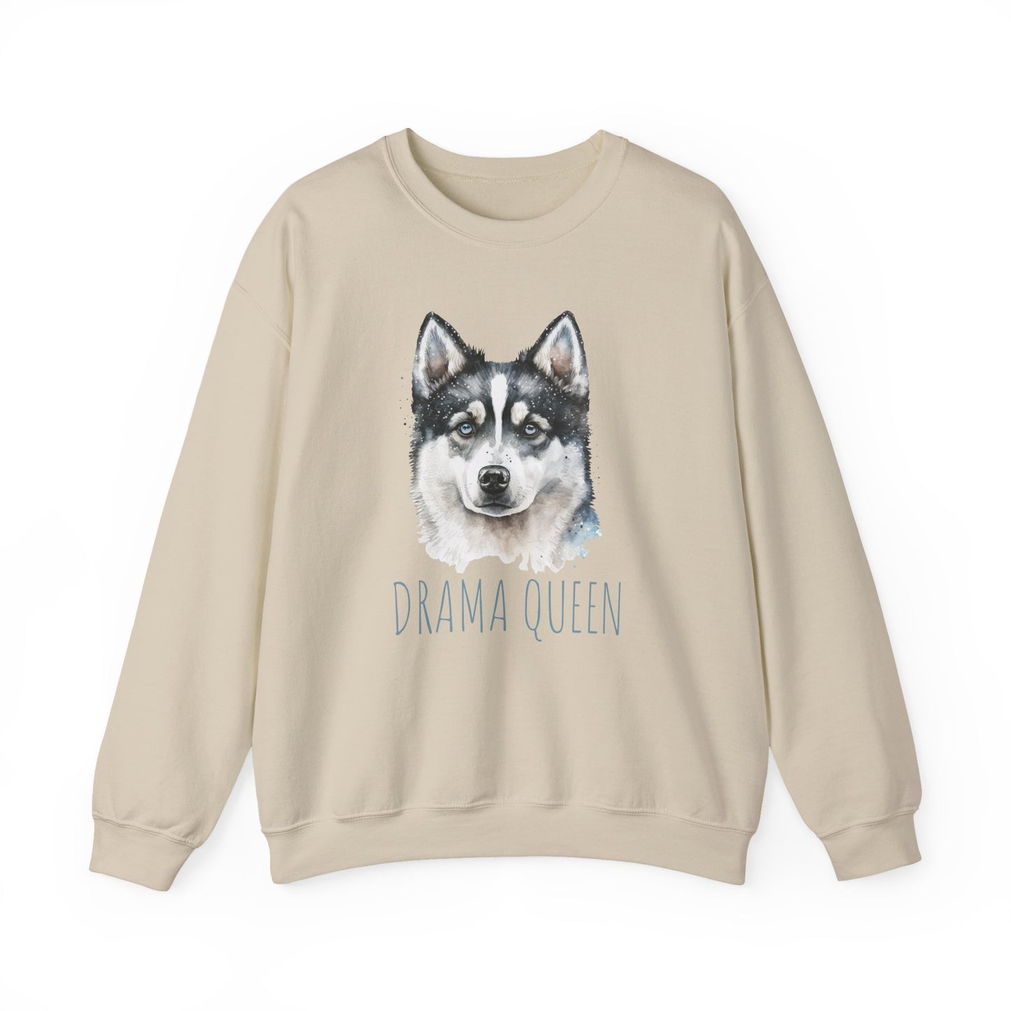 Drama Queen Husky Crewneck Sweatshirt Sand