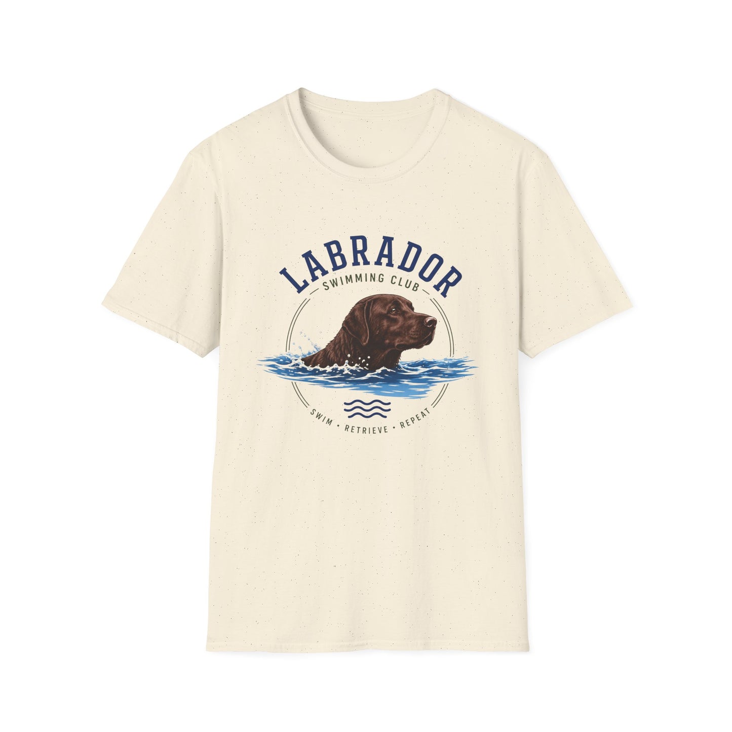 Chocolate Labrador Swimming