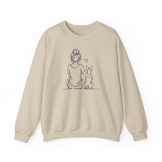 Basenji Hug Crewneck Sweatshirt