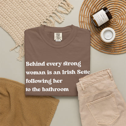 Irish Setter Strong Woman Premium Tee