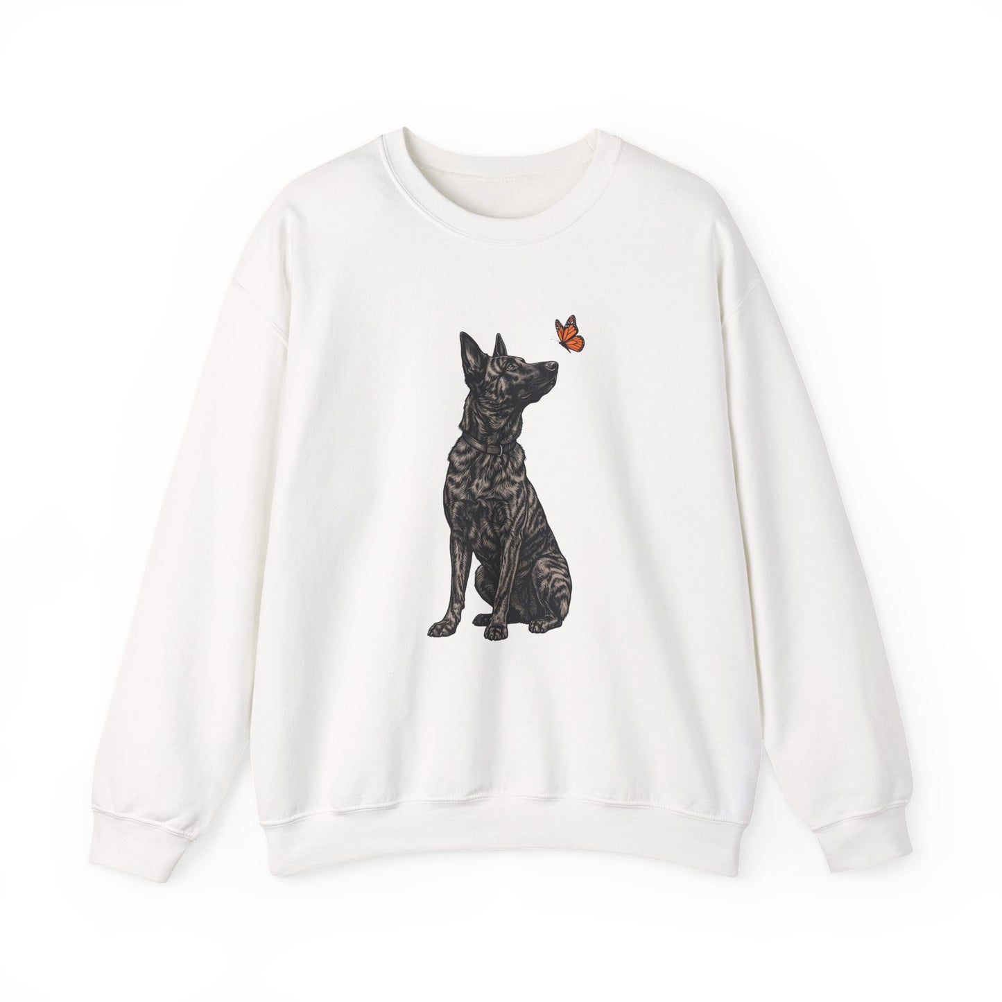 Dutch Shepherd Butterfly Crewneck Sweatshirt