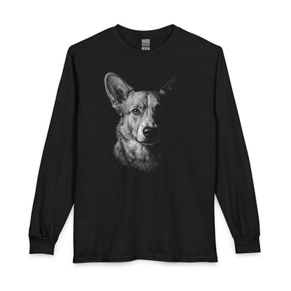 Cardigan Welsh Corgi Portrait Long Sleeve