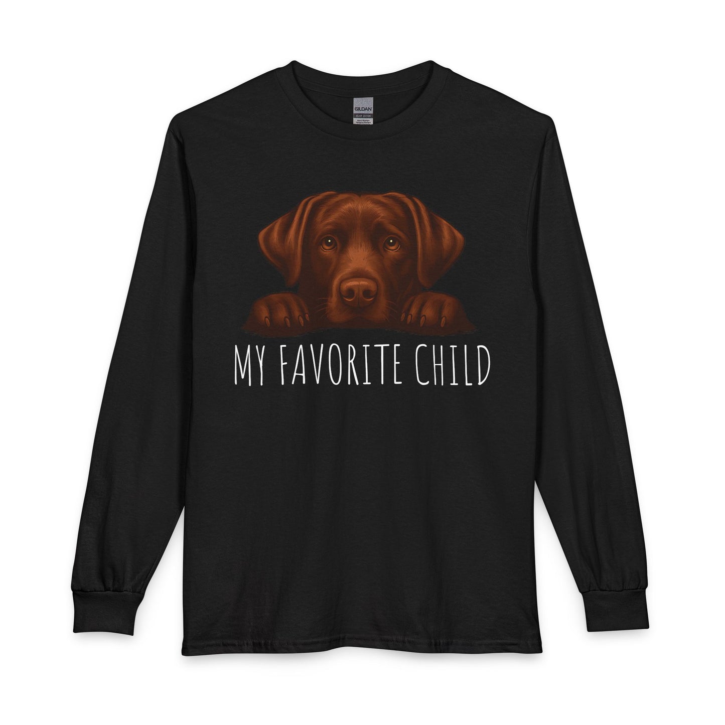 Chocolate Labrador Favorite Child Long Sleeve