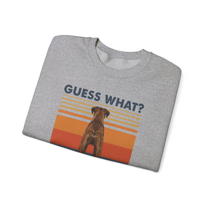 Brindle Boxer Butt Crewneck Sweatshirt