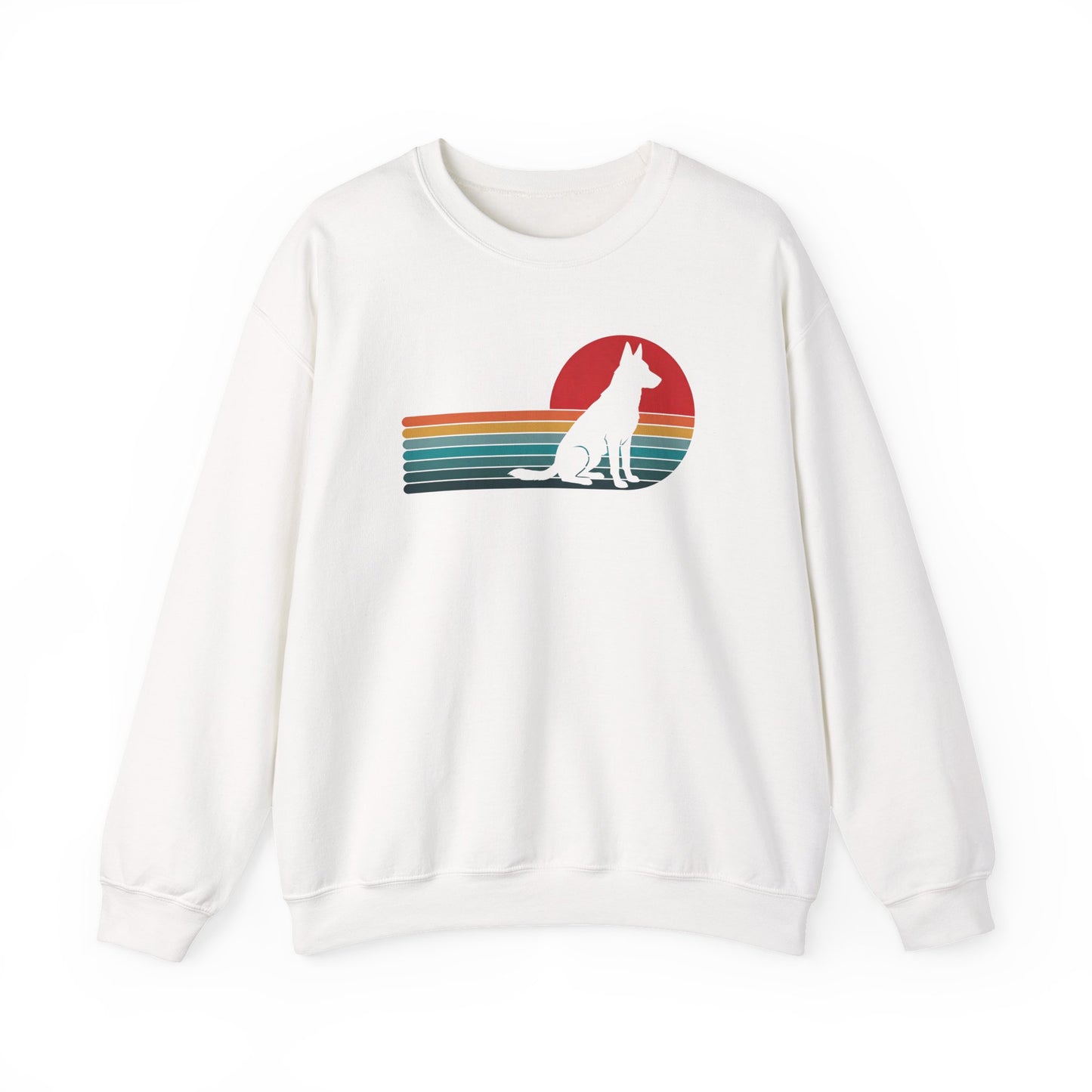 Dutch Shepherd Retro Crewneck Sweatshirt