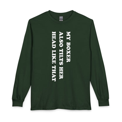 Boxer Tilt Her Head Long Sleeve