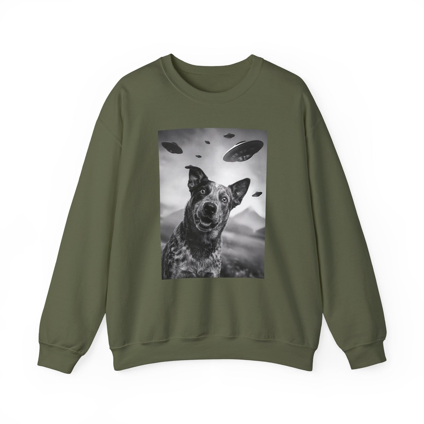 Blue Heeler UFO Crewneck Sweatshirt