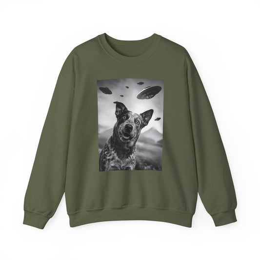 Blue Heeler UFO Crewneck Sweatshirt