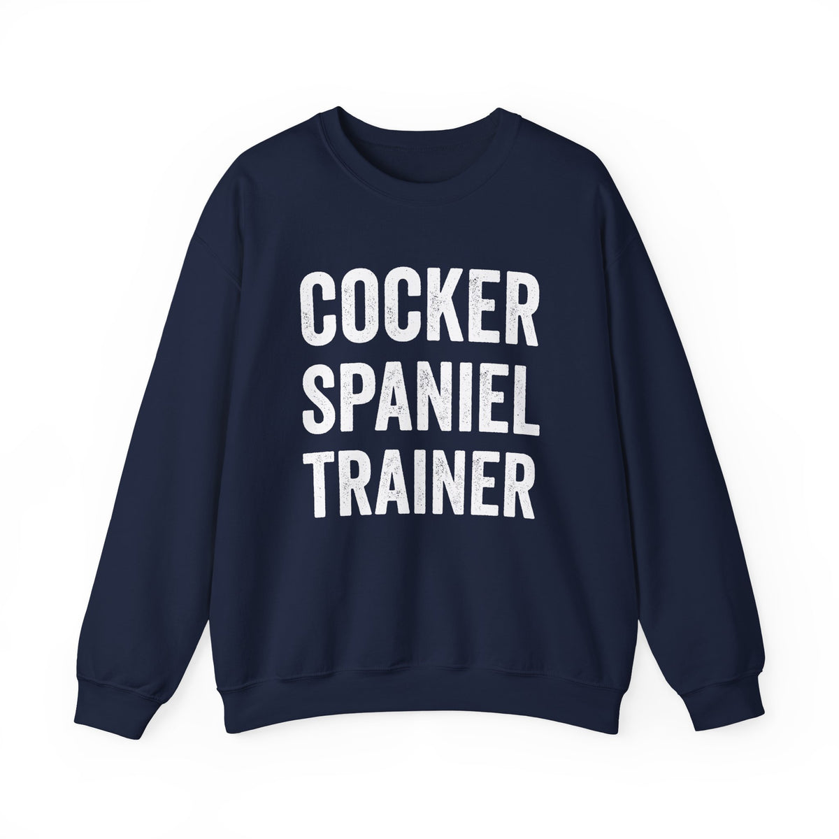 Cocker Spaniel Trainer Crewneck Sweatshirt