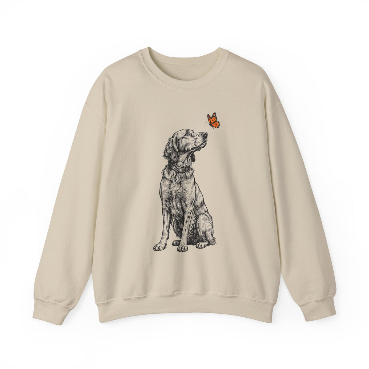 English Setter Butterfly Crewneck Sweatshirt