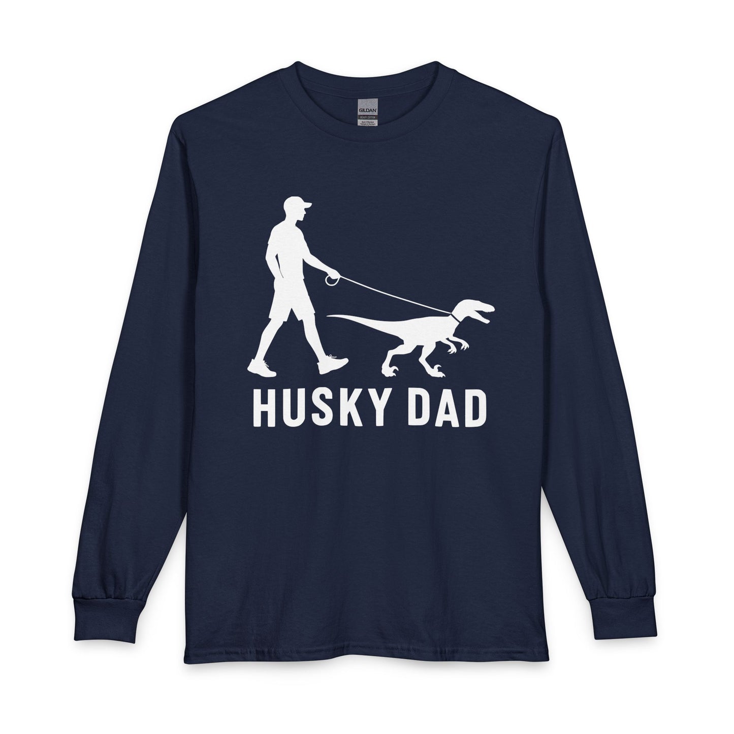 Husky Dad Velociraptor Long Sleeve
