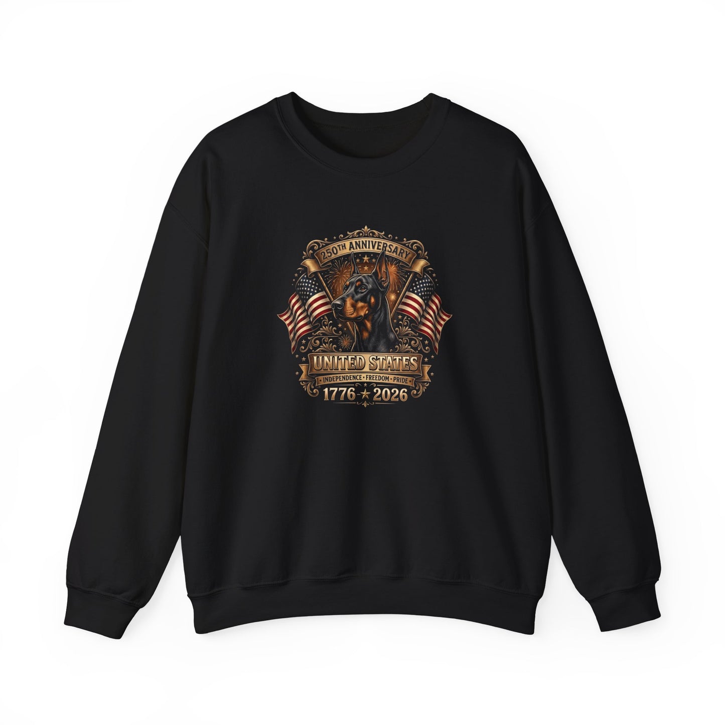 Doberman 250 USA Anniversary Crewneck Sweatshirt