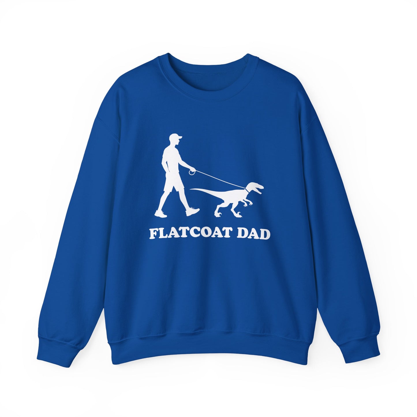 Flat-Coated Retriever Dad Crewneck Sweatshirt