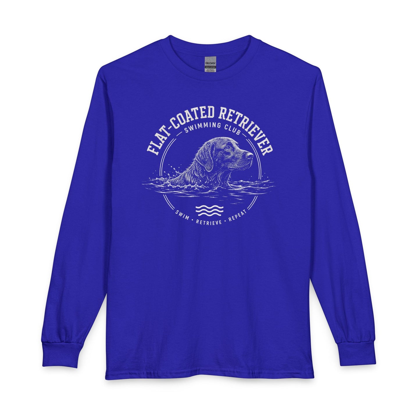 Flat-Coated Retriever Swimming Club Long Sleeve