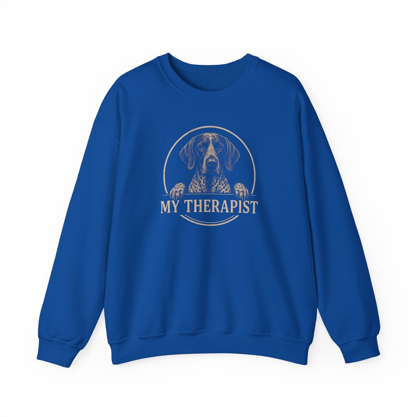 German Shorthaired Pointer Therapist Crewneck Sweatshirt