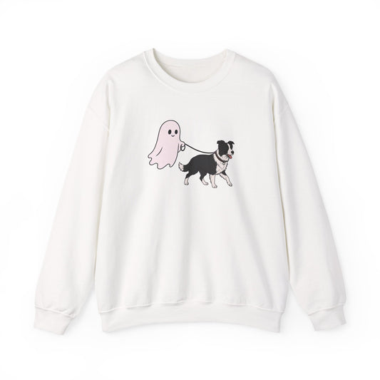 Border Collie Ghost Crewneck Sweatshirt