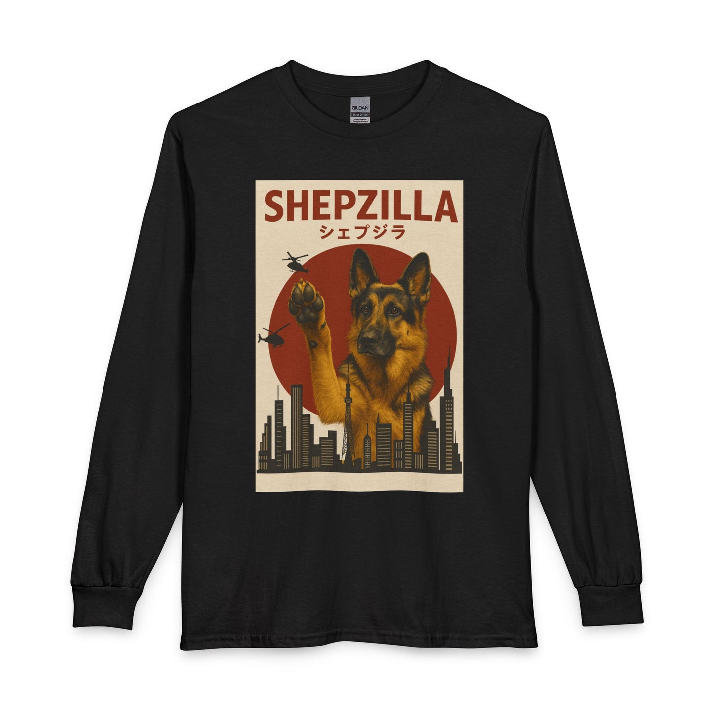 German Shepherd Shepzilla Long Sleeve