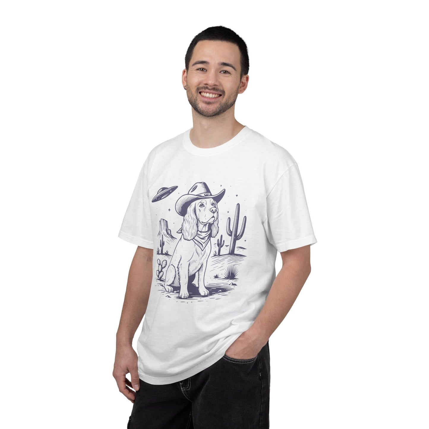 Cocker Spaniel Cowboy Premium Tee
