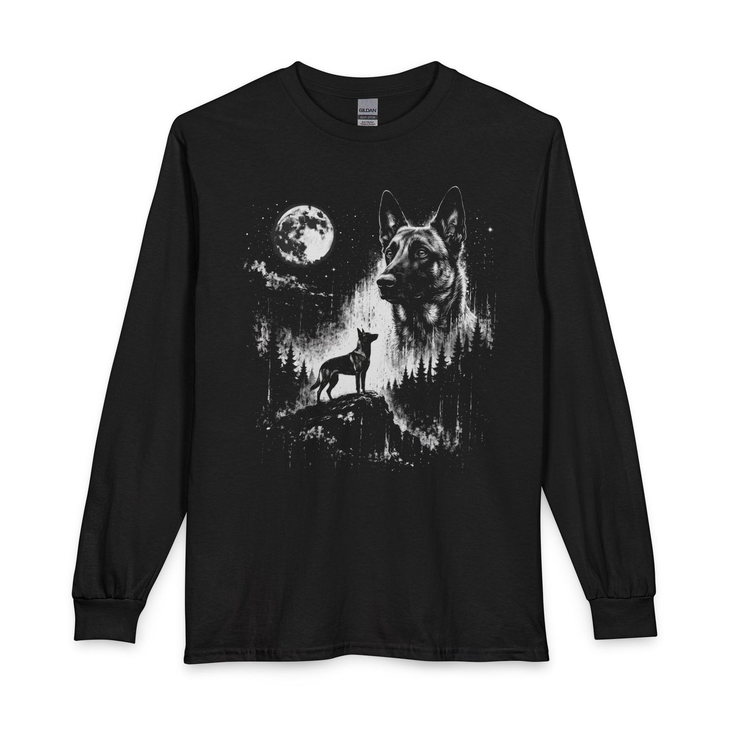 Belgian Malinois Moon Long Sleeve