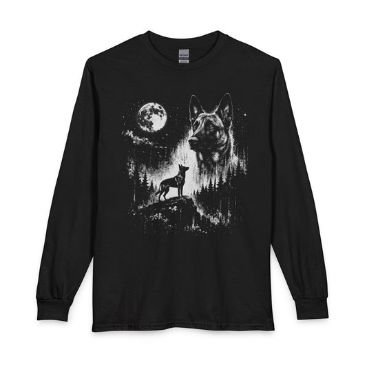 Belgian Malinois Moon Long Sleeve