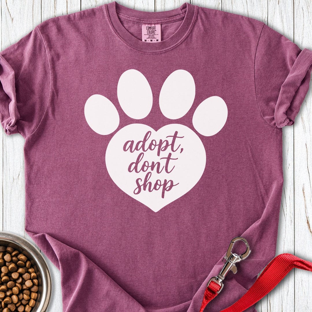 Adopt Don't Shop Premium Tee Berry