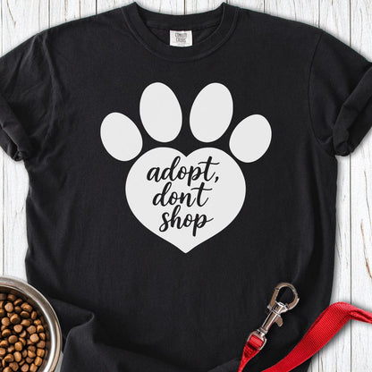 Adopt Don't Shop Premium Tee Black