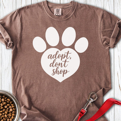 Adopt Don't Shop Premium Tee Espresso