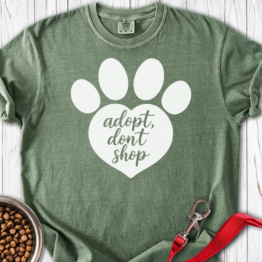 Adopt Don't Shop Premium Tee Moss