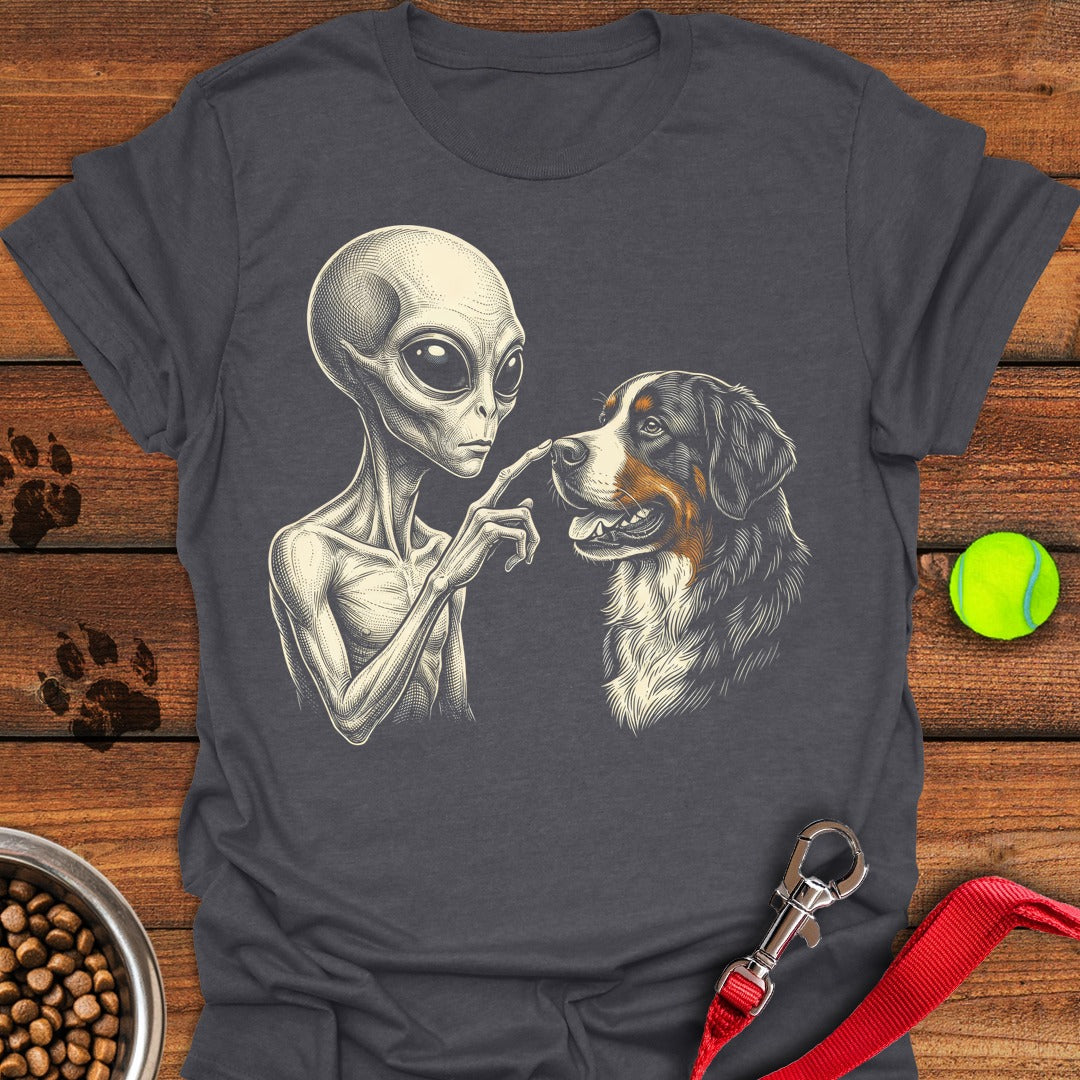 Alien & Bernese Mountain Dog Dark Heather