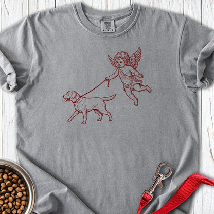 Angel Walking Lab Premium Tee Grey
