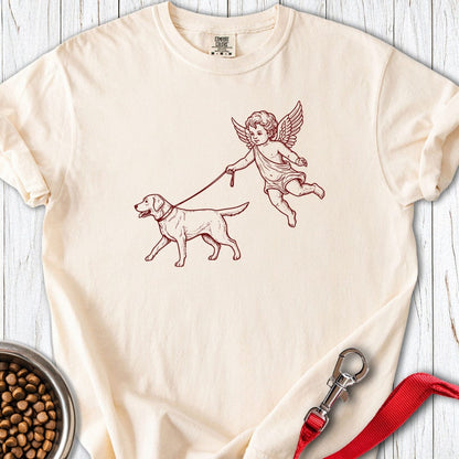 Angel Walking Lab Premium Tee Ivory