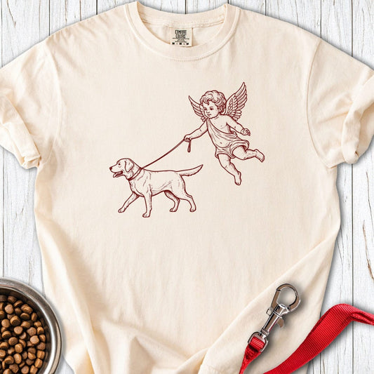 Angel Walking Lab Premium Tee Ivory