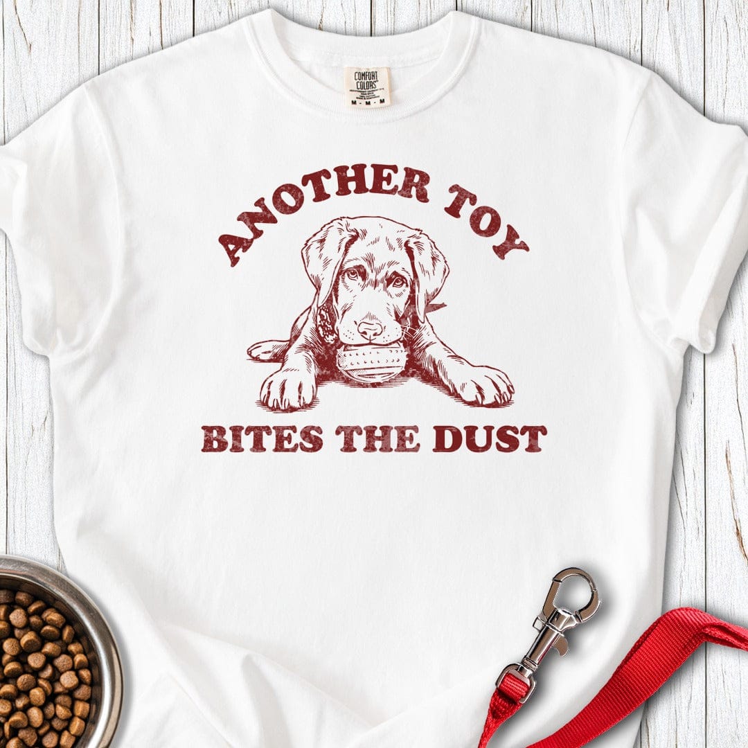 Another Toy Bites The Dust Premium Tee White