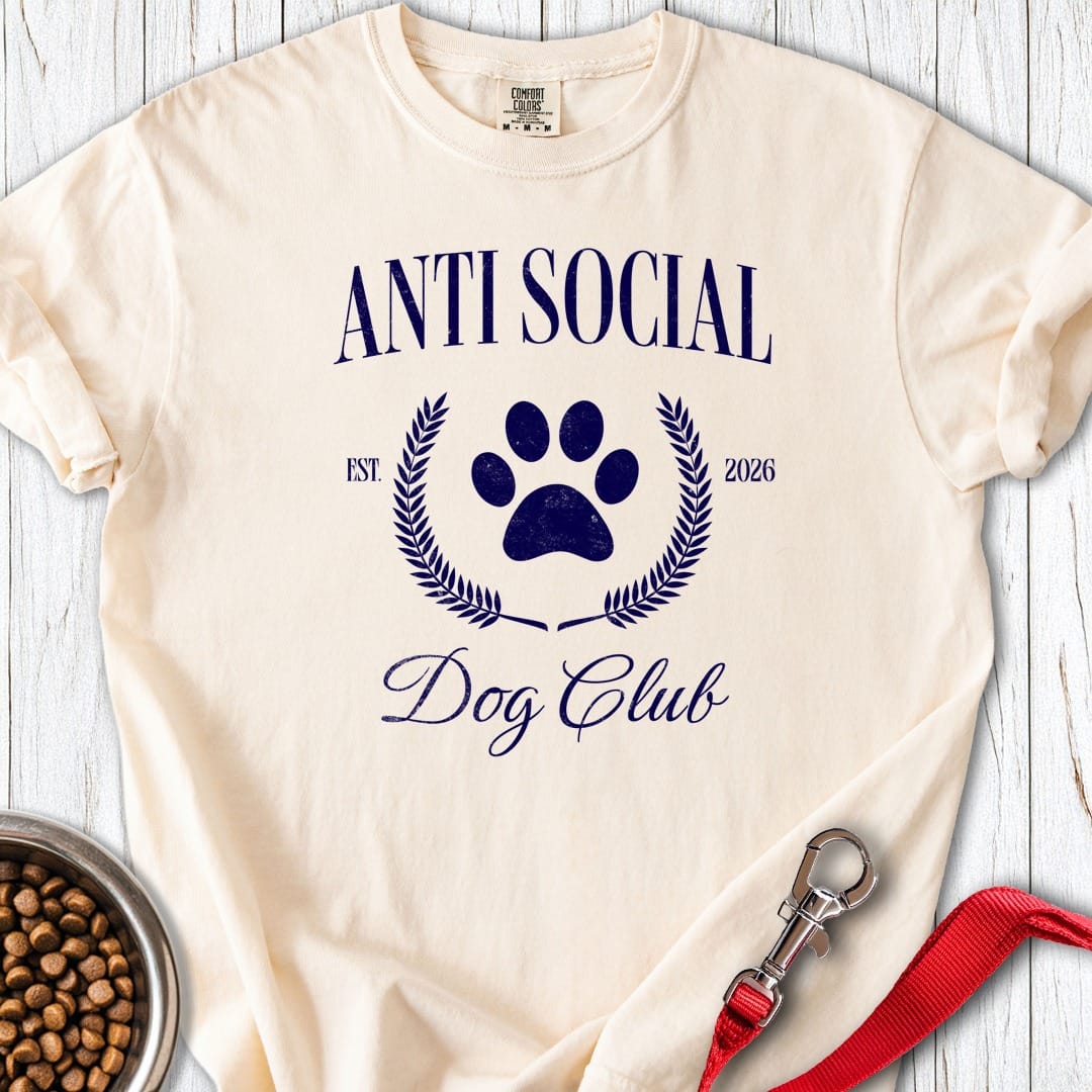 Anti Social Dog Club Premium Tee Ivory