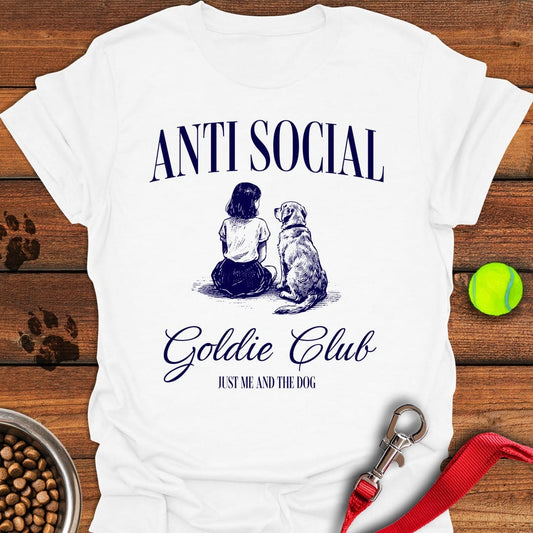 Anti Social Goldie Club White
