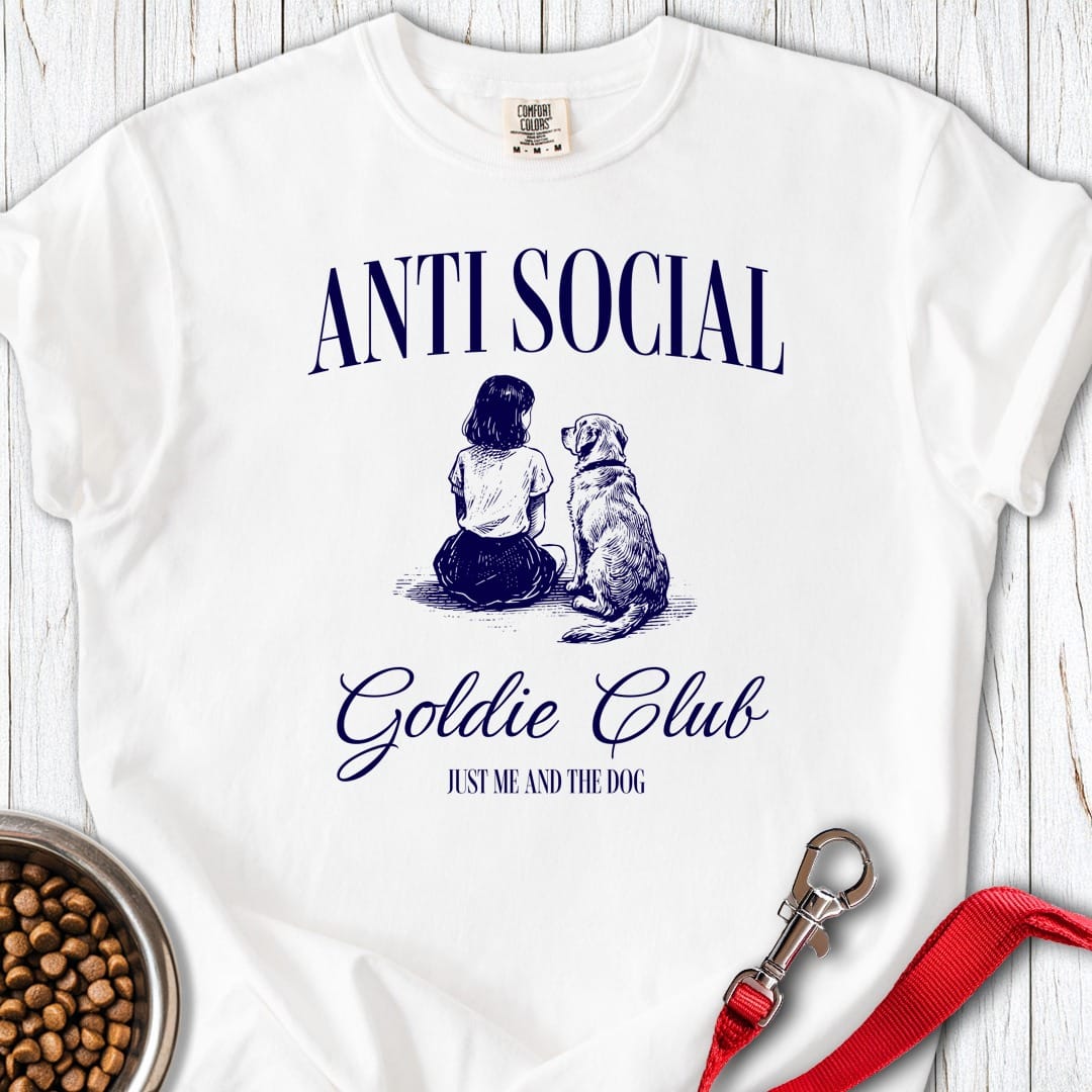 Anti Social Goldie Club White