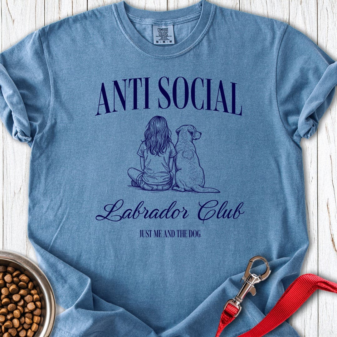 Anti Social Lab Club Premium Tee Blue Jean