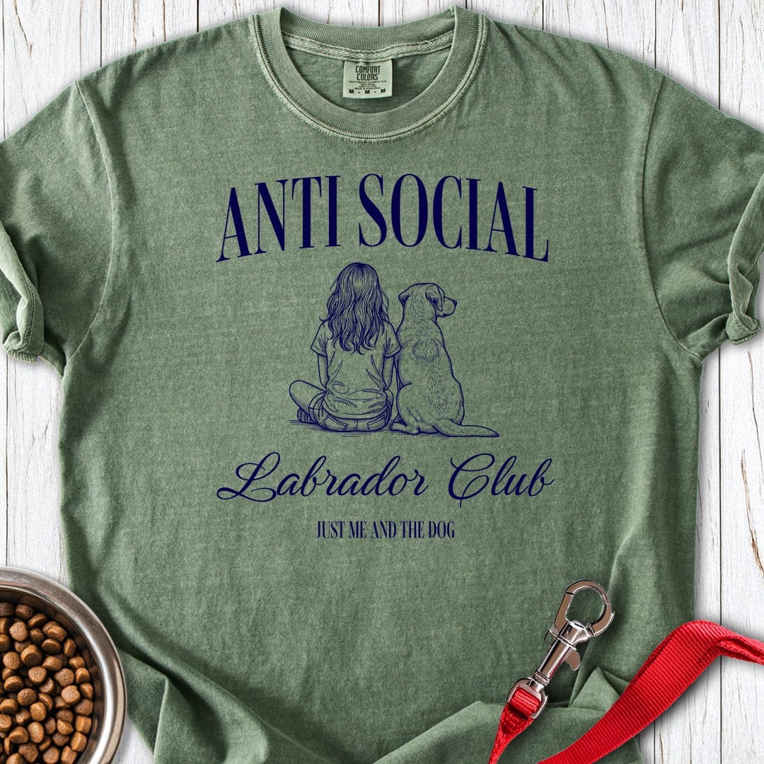 Anti Social Lab Club Premium Tee Moss
