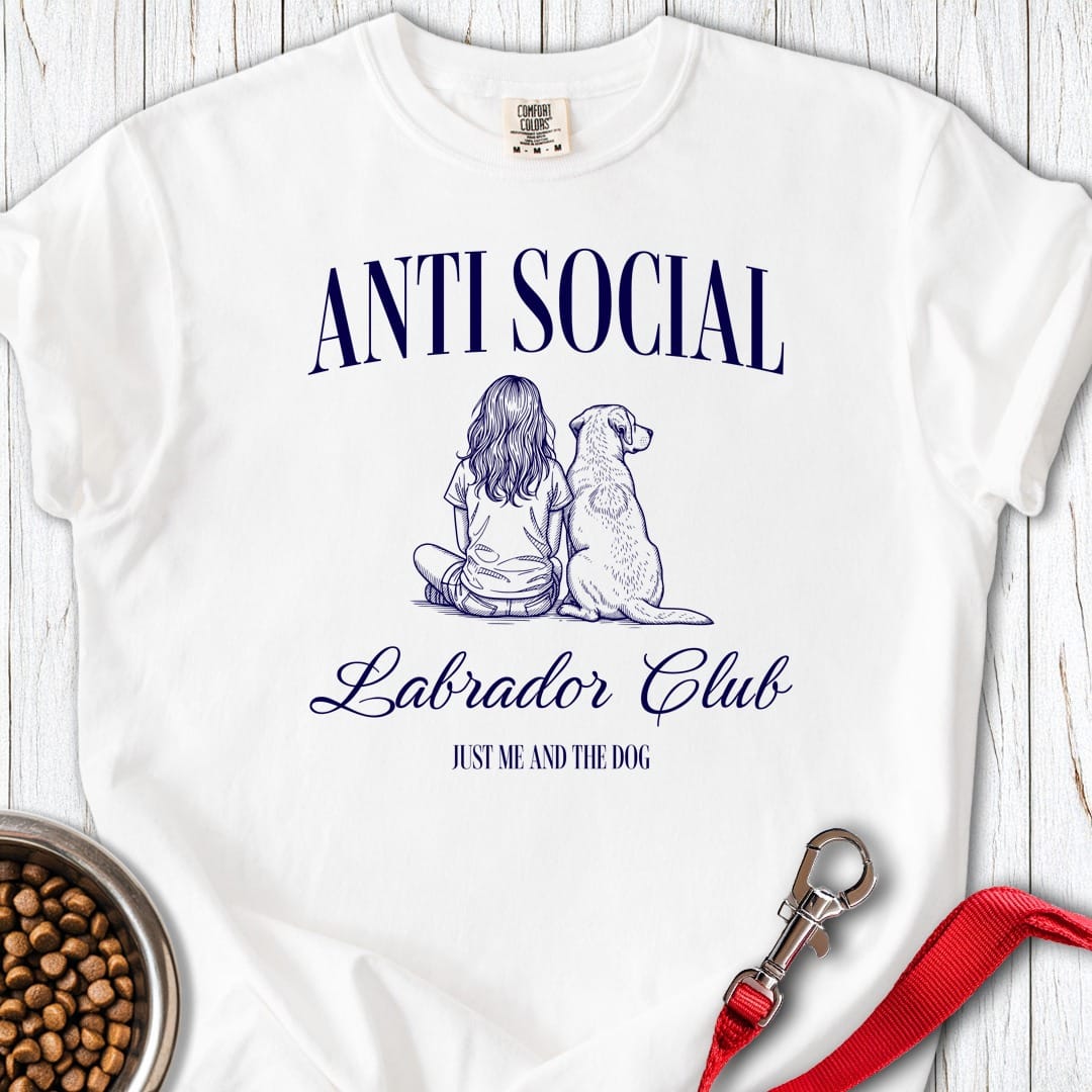 Anti Social Lab Club Premium Tee White