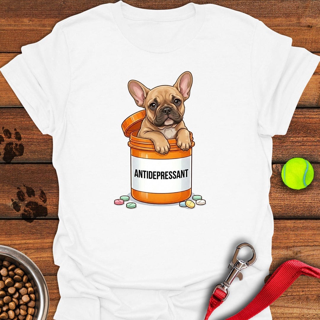 Antidepressant French Bulldog White