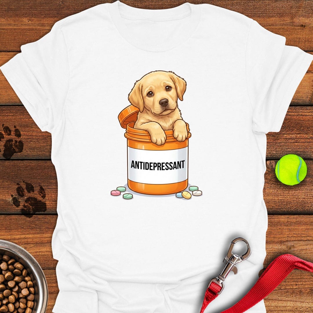 Antidepressant Yellow Lab White