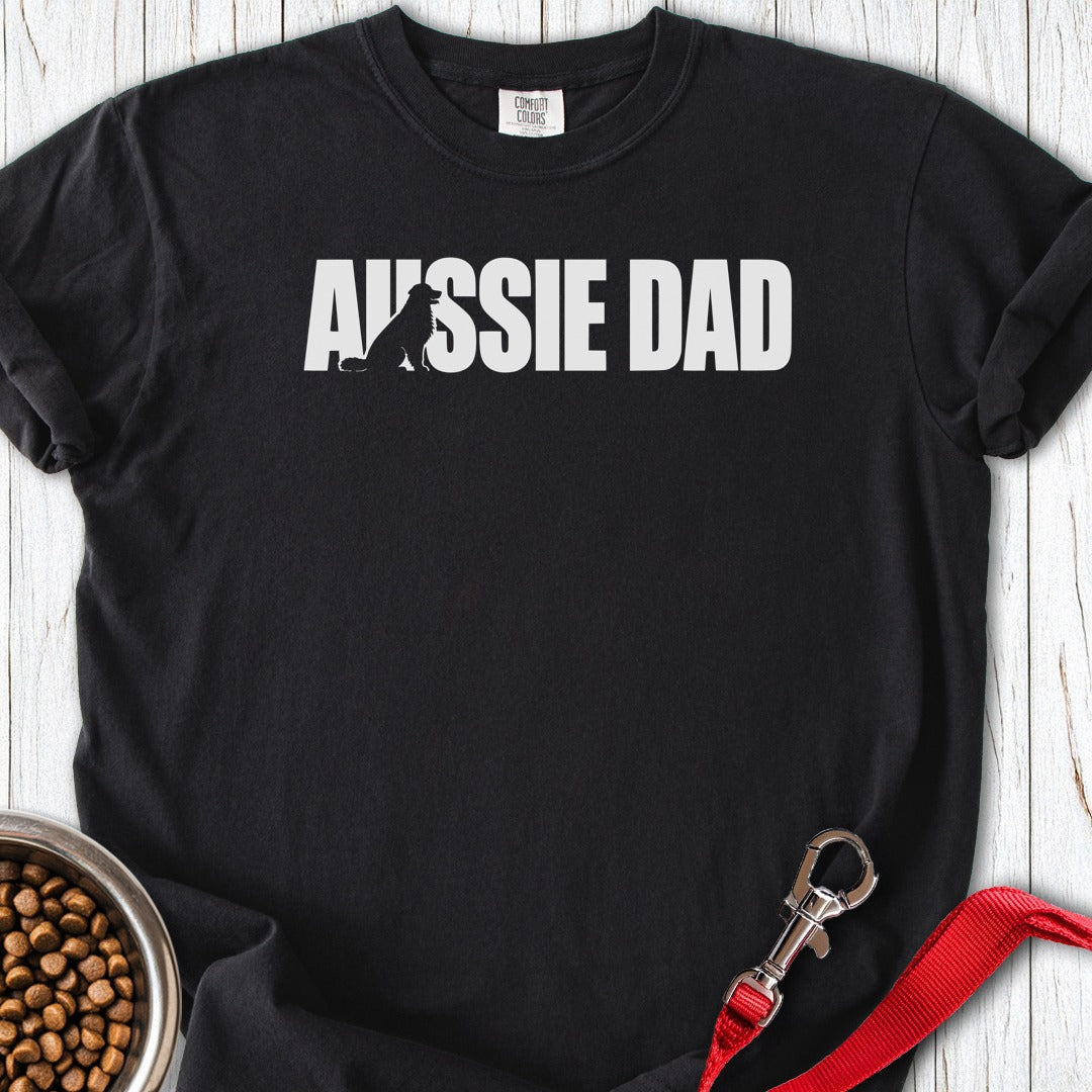 Aussie Dad Premium Tee Black