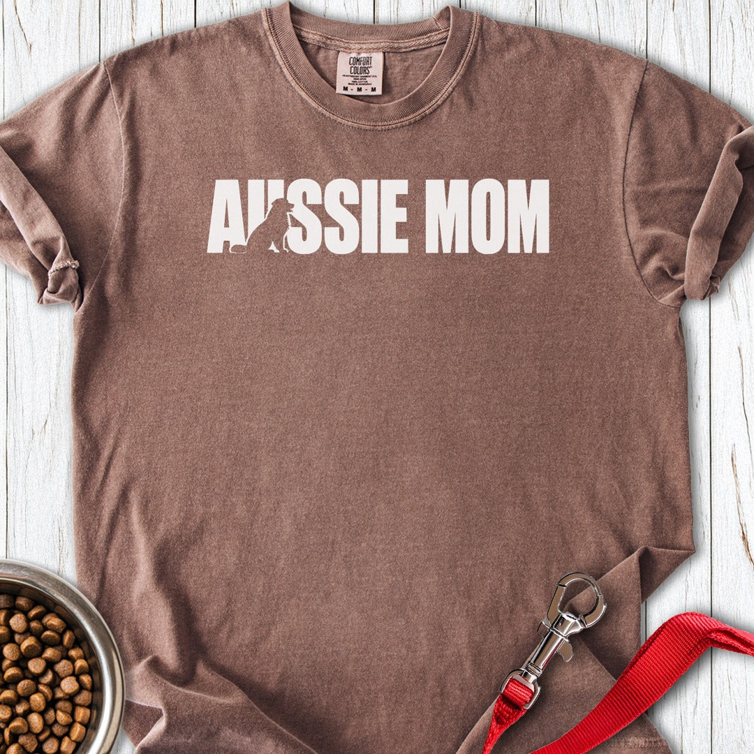 Aussie Mom Premium Tee Espresso