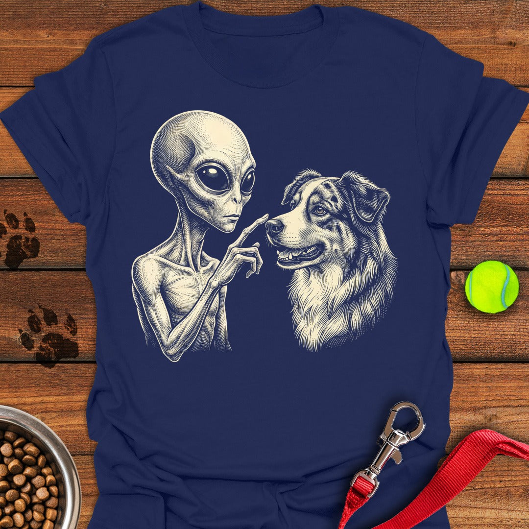 Australian Shepherd & Alien Navy