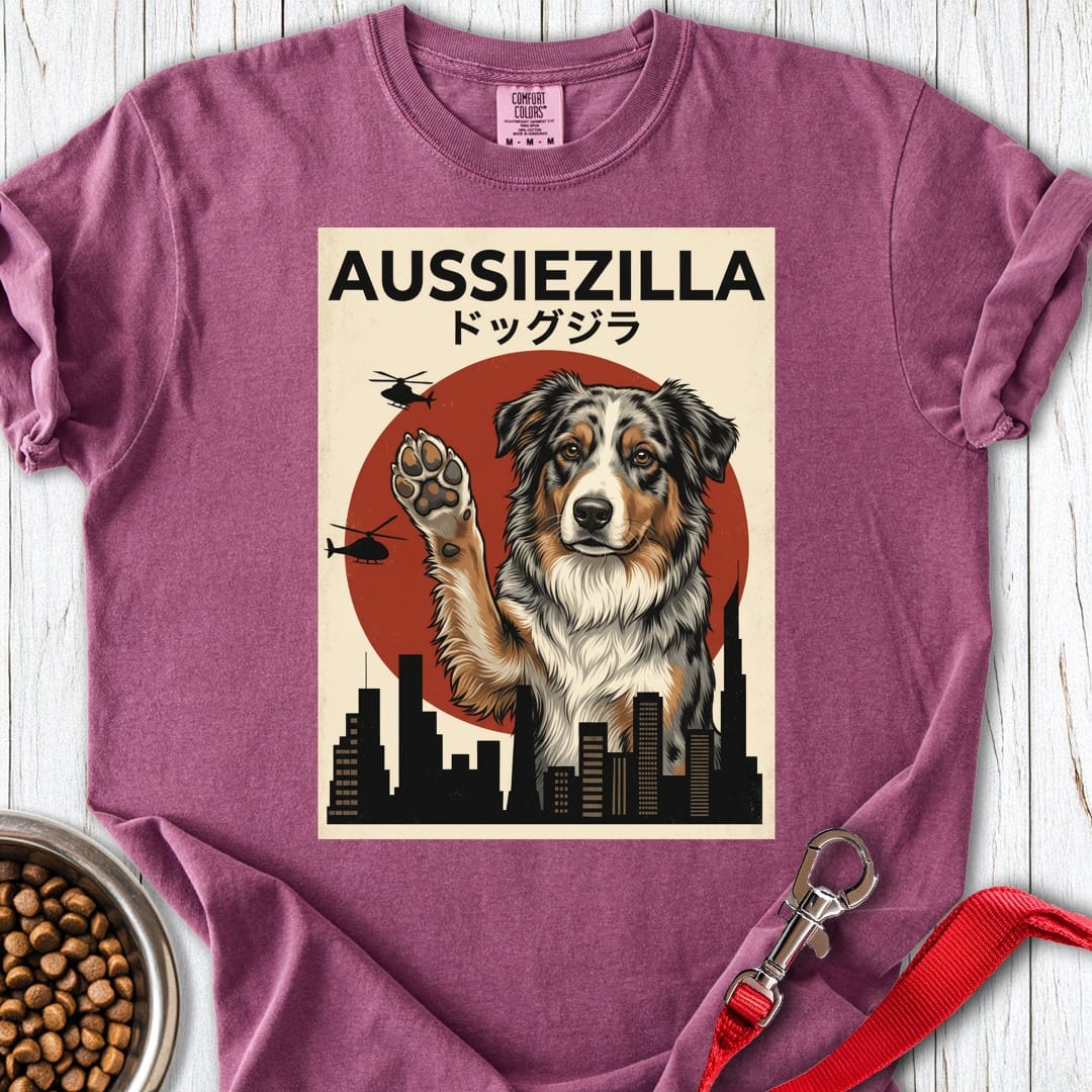 Aussiezilla Premium Tee Berry